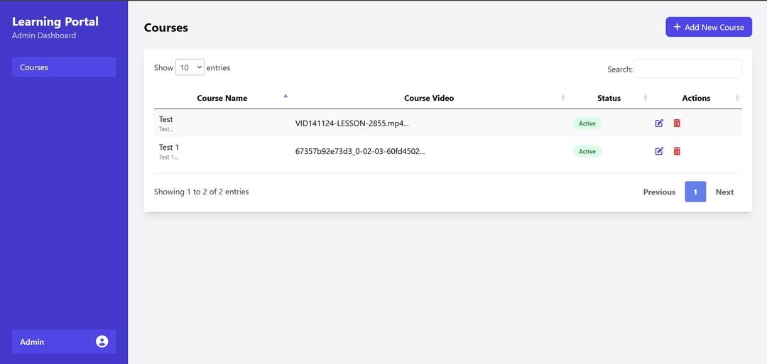 Voice Controlled Learning Portal